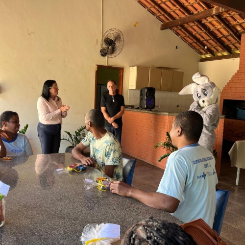 Páscoa recheada de sentido no CAPS de Macuco