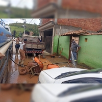 Chuvas intensas do sábado geram transtornos em Macuco