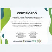 Macuco trabalha para aumentar os índices do ICMS Ecológico