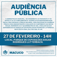 Convite para Audiência Pública - 27/02/2026