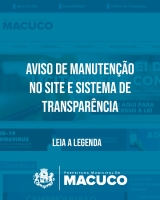 Aviso de Manutenção Programada do Servidor Web da Prefeitura
