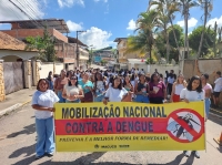 Governo e população contra a dengue em grande mobilização popular