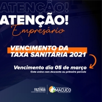 Taxa Sanitária 2021